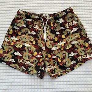 Empyre Dragon Print Shorts
